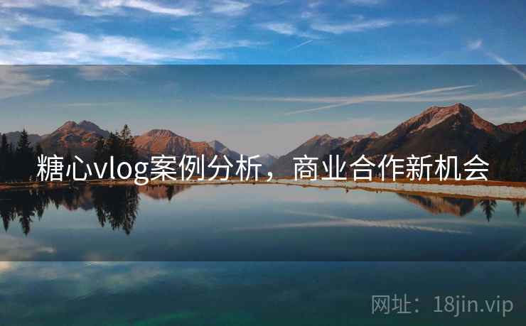 糖心vlog案例分析，商业合作新机会